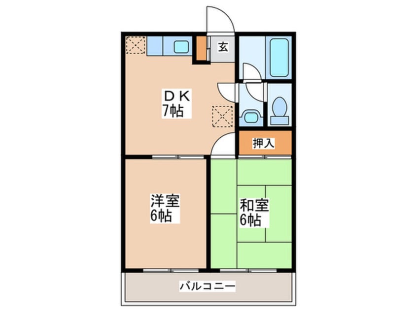 間取図 ワコ－レエレガンス青梅