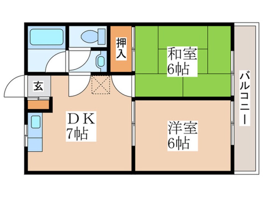 間取図 ワコ－レエレガンス青梅