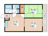 ワコ－レエレガンス青梅 2DKの間取り