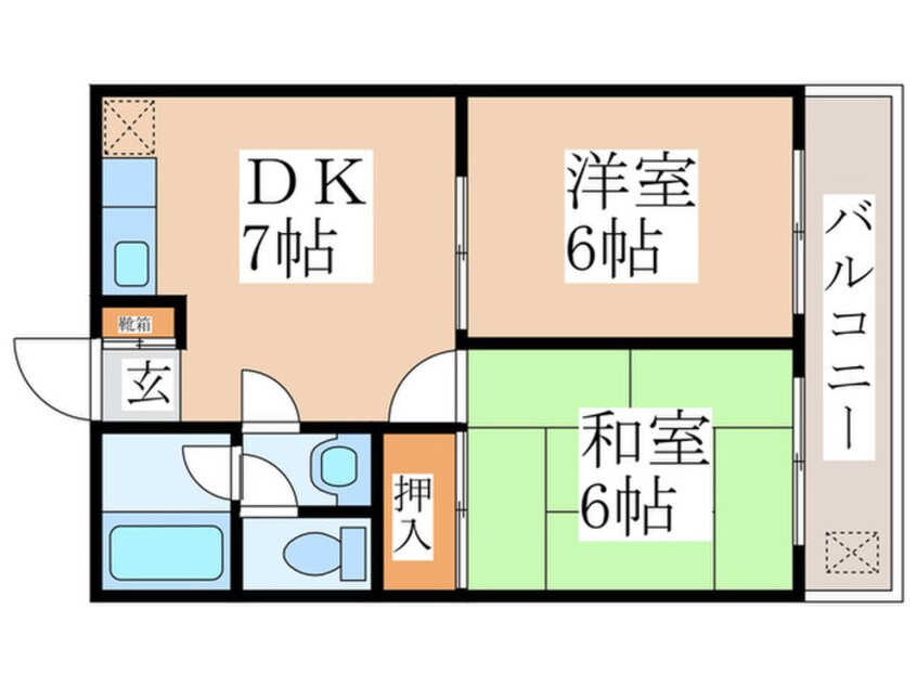 間取図 ワコ－レエレガンス青梅