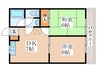 ワコ－レエレガンス青梅 2DKの間取り