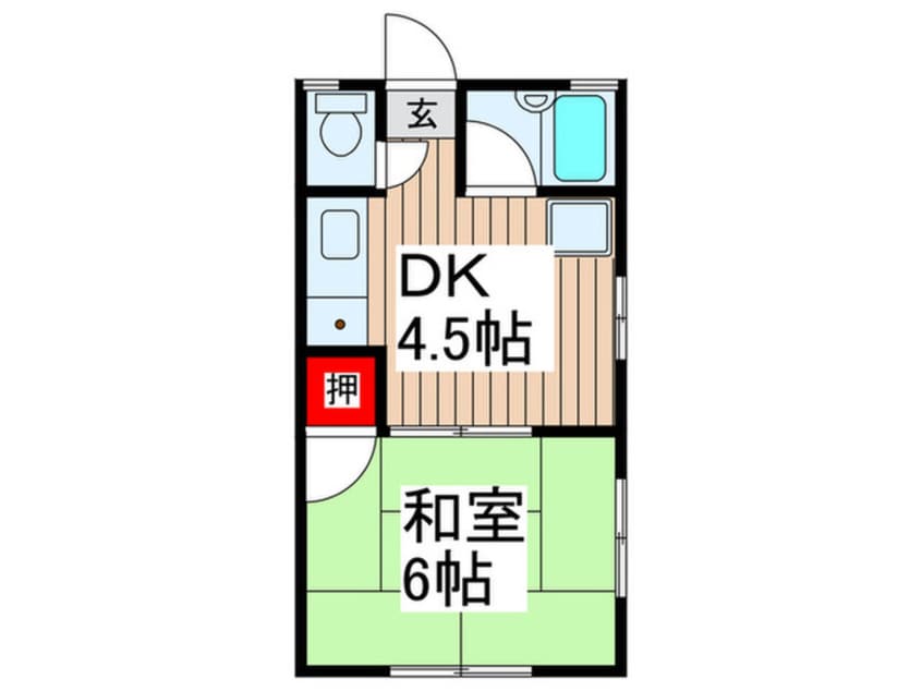 間取図 メープルハウスＡ館