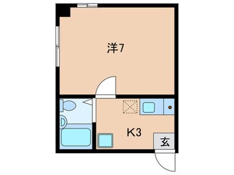 間取図 フラット５