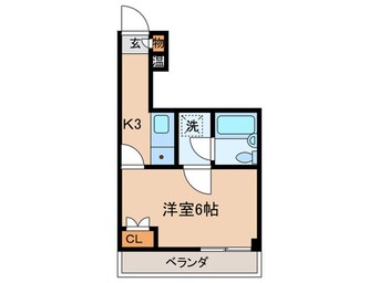 間取図 フラット５