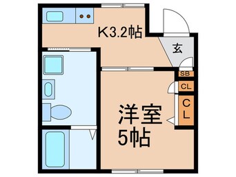 間取図 クレールメゾン西武柳沢