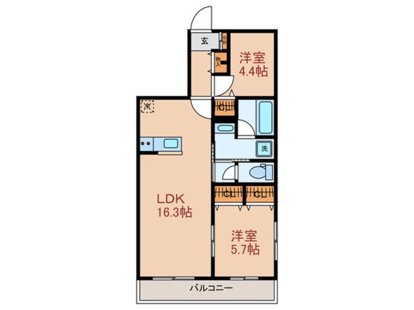 間取図 ベルグ文京千駄木
