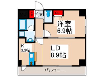 間取図 クエル田端