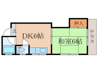 間取図 コーポ邦和