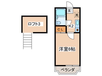 間取図 エルドールフジ