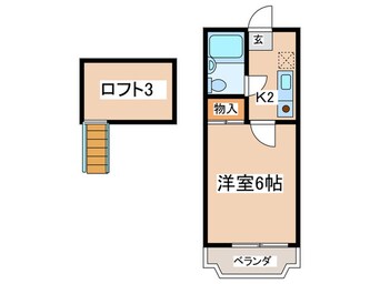 間取図 エルドールフジ