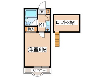 間取図 エルドールフジ