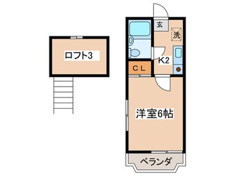 間取図 エルドールフジ