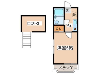 間取図 エルドールフジ