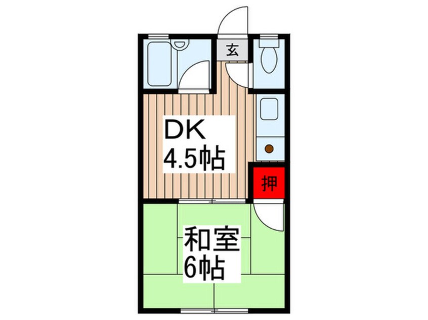 間取図 メープルハウスＢ館