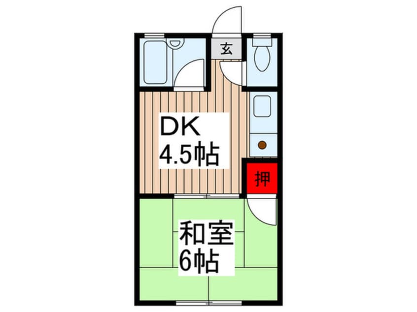 間取図 メープルハウスＢ館