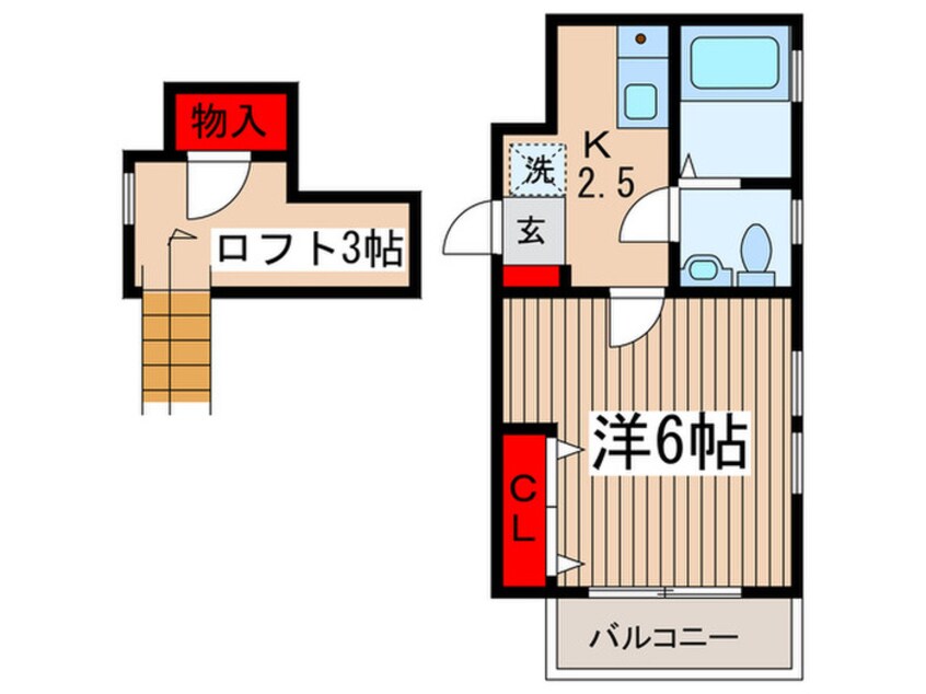 間取図 アコール６