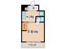 JLBグランエクリュ調布 1Kの間取り