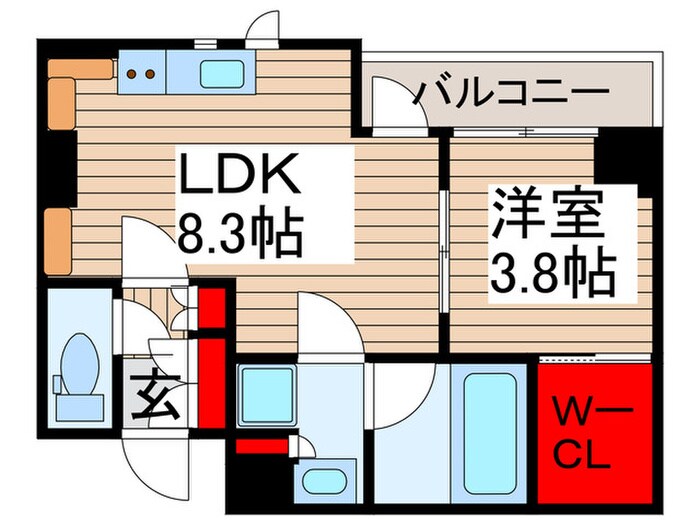 間取り図 デュオステージ北千住Ⅱ