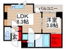 デュオステージ北千住Ⅱ 1LDKの間取り