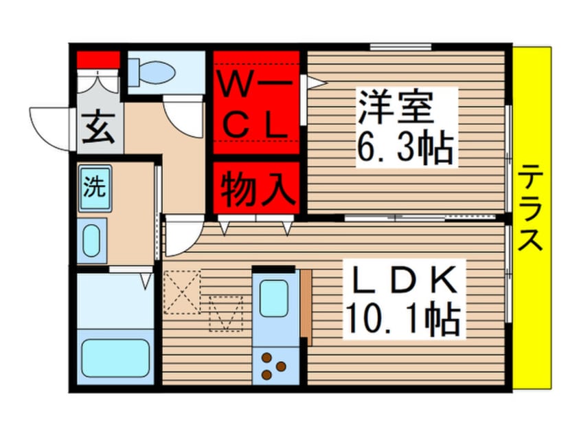 間取図 ソレジオＥ