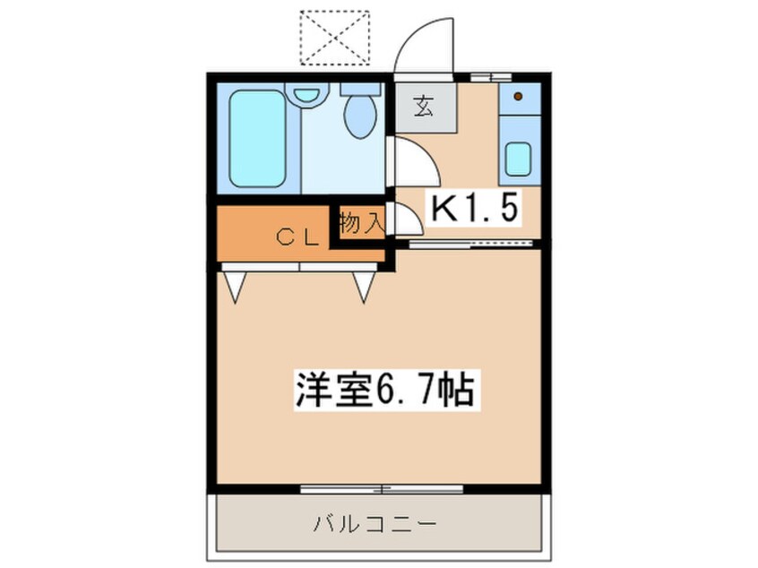 間取図 エミネント西生田