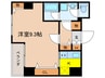 ＣＯＵＲＴ王子神谷 1Kの間取り