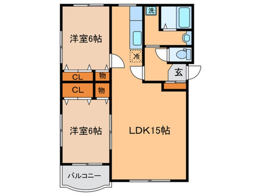 間取図 キュリアン橘