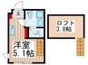 S.T　Riverside 1Rの間取り
