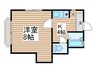 ロ－ズハイツ 1Kの間取り
