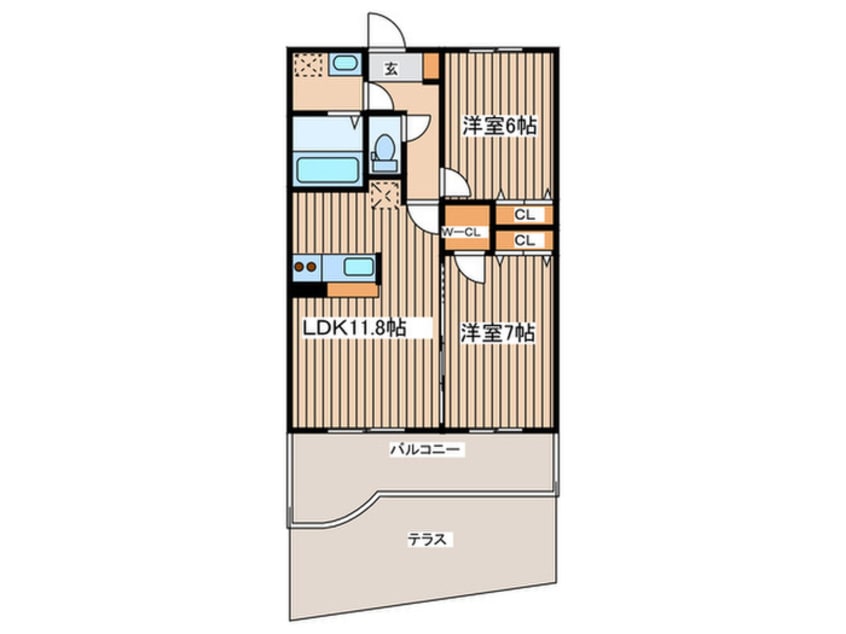 間取図 コルティ－レ湘南ライフタウン