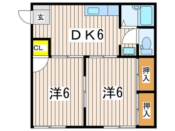 間取図 ほくちハイツⅠ