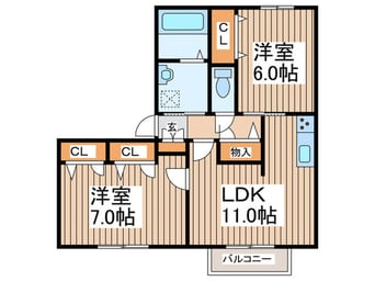 間取図 ガーデンヒルズ壱番館