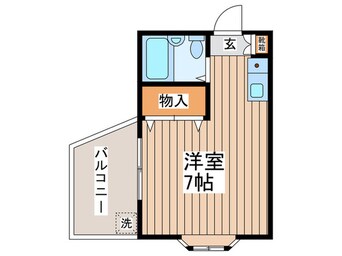 間取図 スカイハイツ