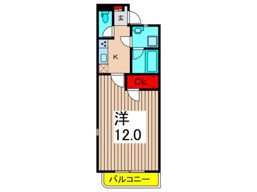 間取図 セルクルーズ綾瀬