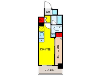 間取図 QUALITAS日本橋浜町