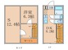 CREDO MEGURO 1DK+Sの間取り