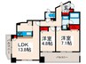 カスタリア荒川 2LDKの間取り