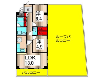 間取図 フォーレスト北綾瀬Ⅱ