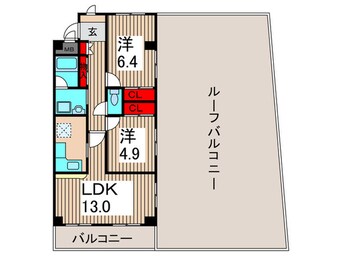 間取図 フォーレスト北綾瀬Ⅱ