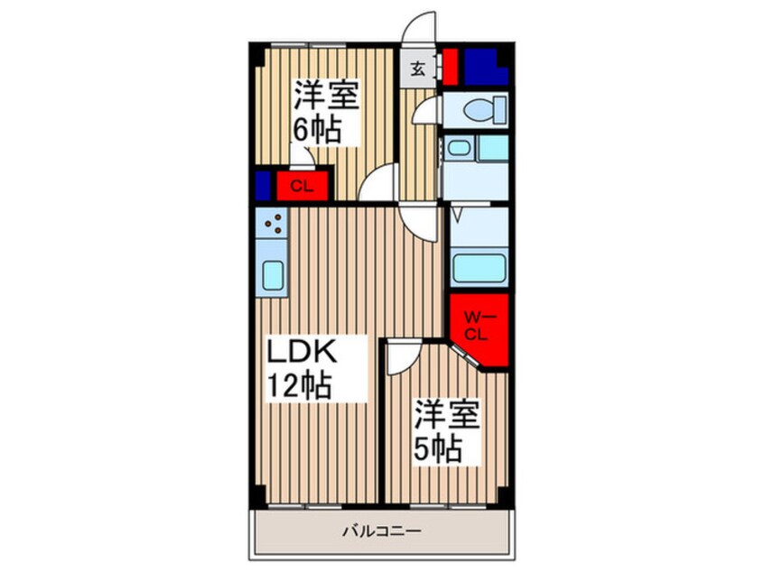 間取図 クリエ－ル志木
