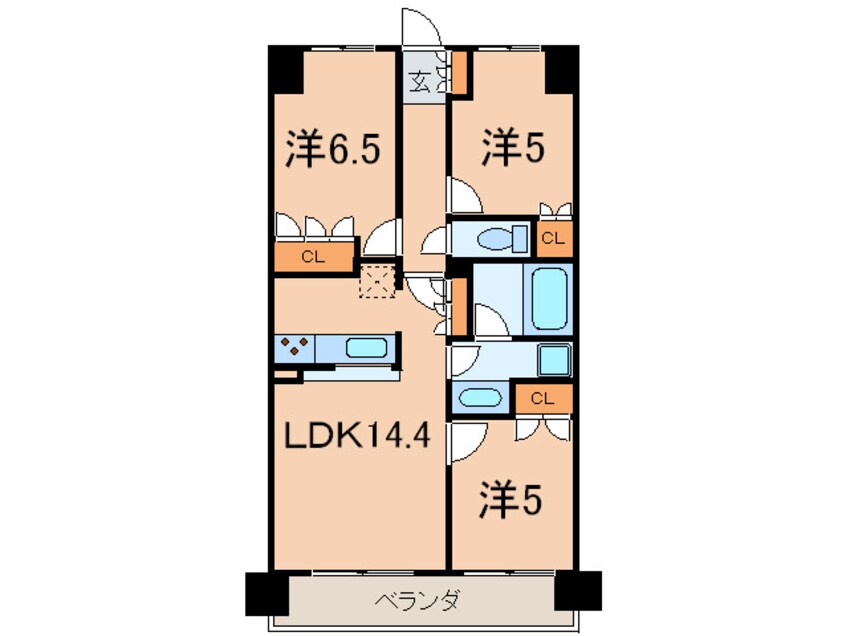 間取図 エスティメゾン豊洲レジデンス