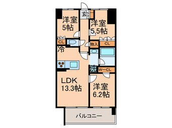 間取図 エスティメゾン豊洲レジデンス