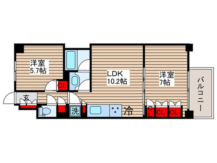 間取り図 エスティメゾン豊洲レジデンス