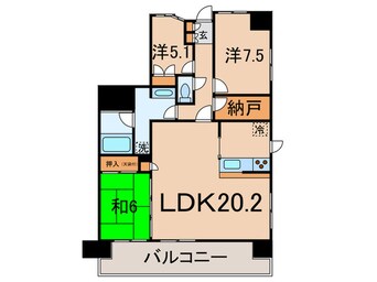 間取図 エスティメゾン豊洲レジデンス