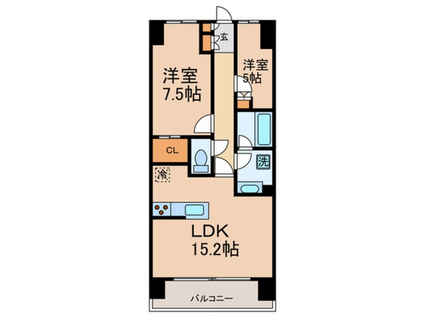 間取図 エスティメゾン豊洲レジデンス