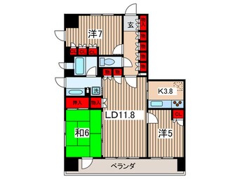 間取図 エスティメゾン豊洲レジデンス