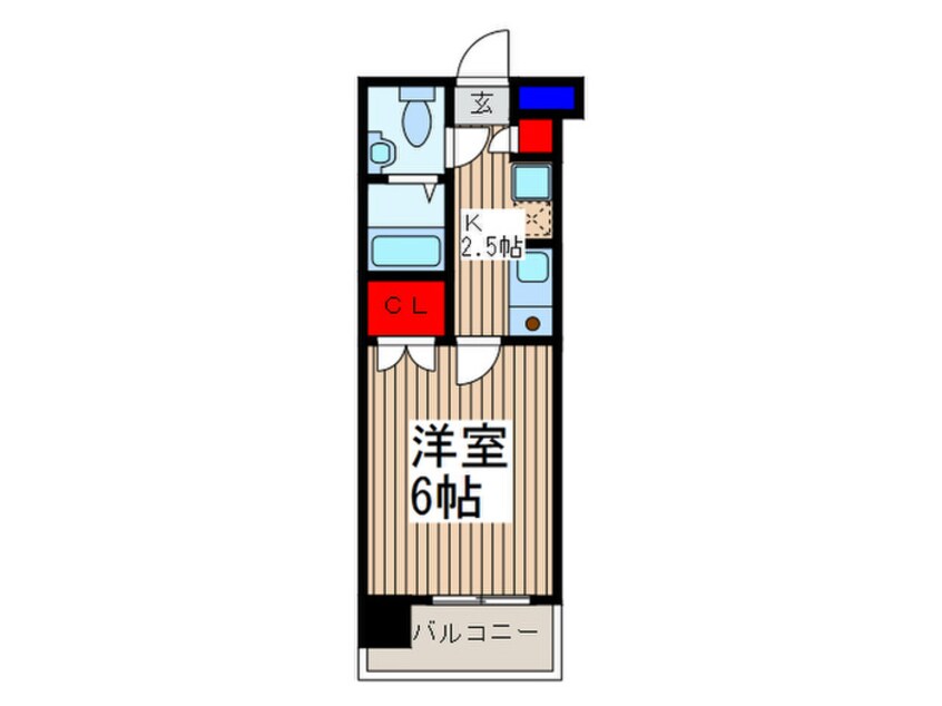 間取図 ドゥーエ川口