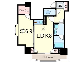 間取図 アルブル高輪