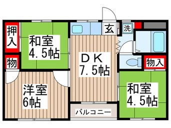 間取図 ハイツタカヨシ