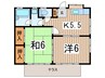 イザワコーポ 2Kの間取り